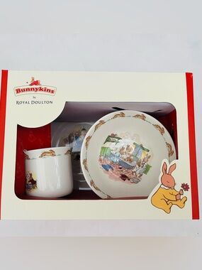 Royal Doulton Bunnykins Kid's 3-Piece Set new in box